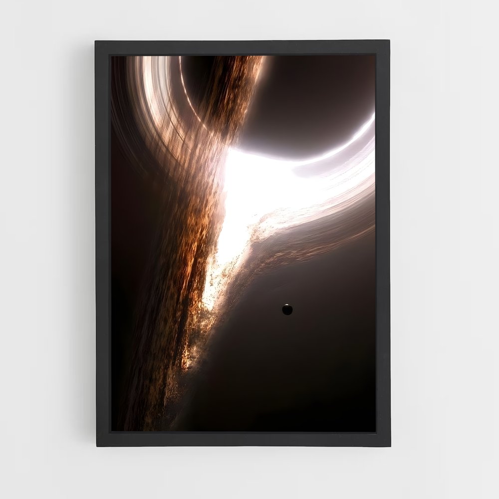 Poster trou noir énigmatique (vue 2)